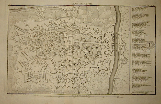 Lalande (de) Joseph Jerome Plan de Turin 1786 Parigi 
